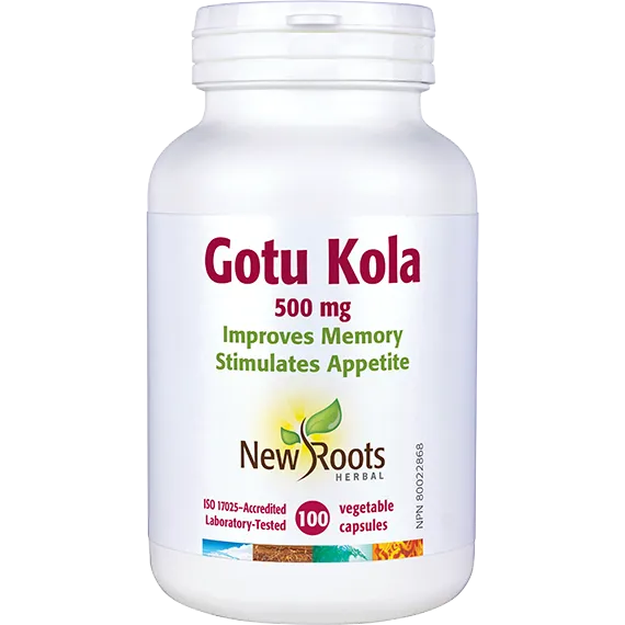 New Roots Gotu Kola | Rejuvenating Brain & Nerve Support
