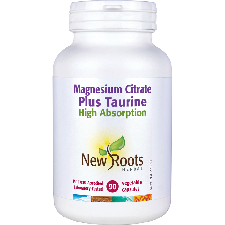 New Roots Magnesium Citrate Plus Taurine High Absorption