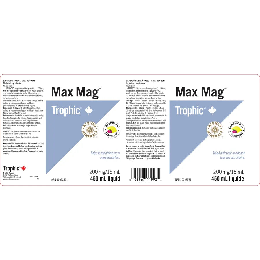TrophicTM Max MagTM Bisglycinate