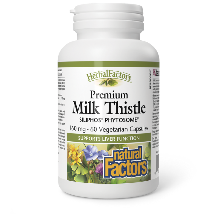 Siliphos® Phytosome® Clinical Strength Milk Thistle 160 mg Vegetarian Capsules
