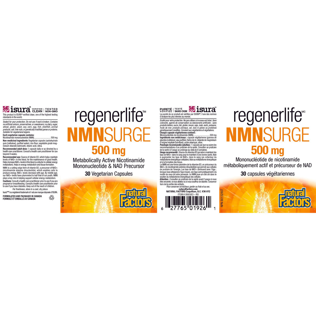 Regenerlife Regenerlife NMNSurge 500 mg