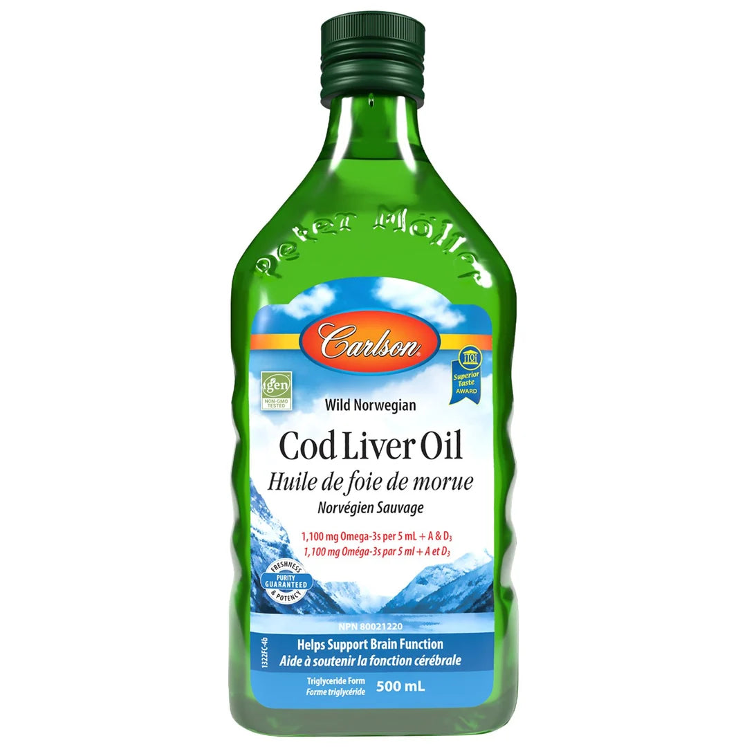 Carlson - Wild Norwegian Cod Liver Oil Liquid