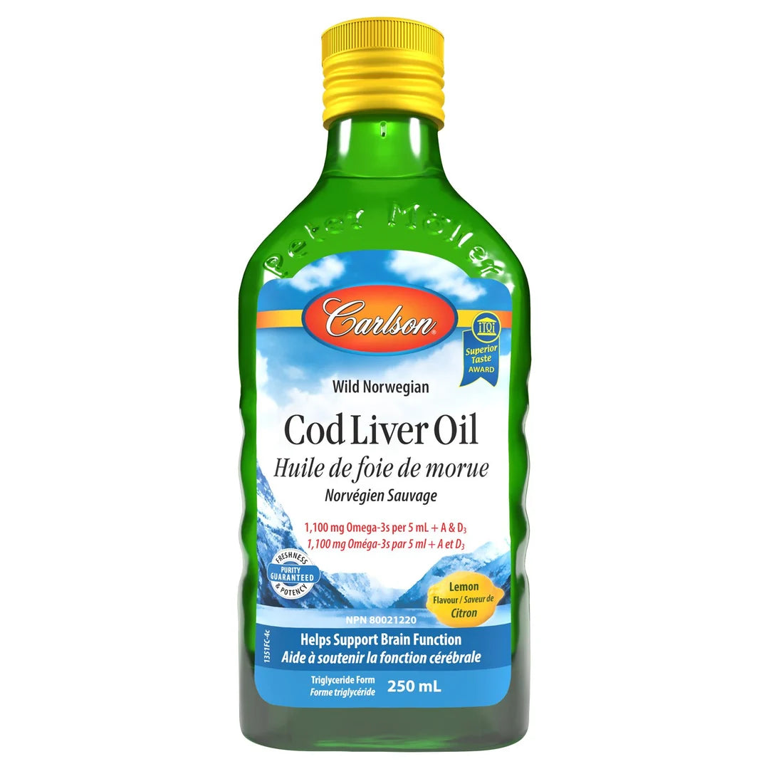 Carlson - Wild Norwegian Cod Liver Oil Liquid
