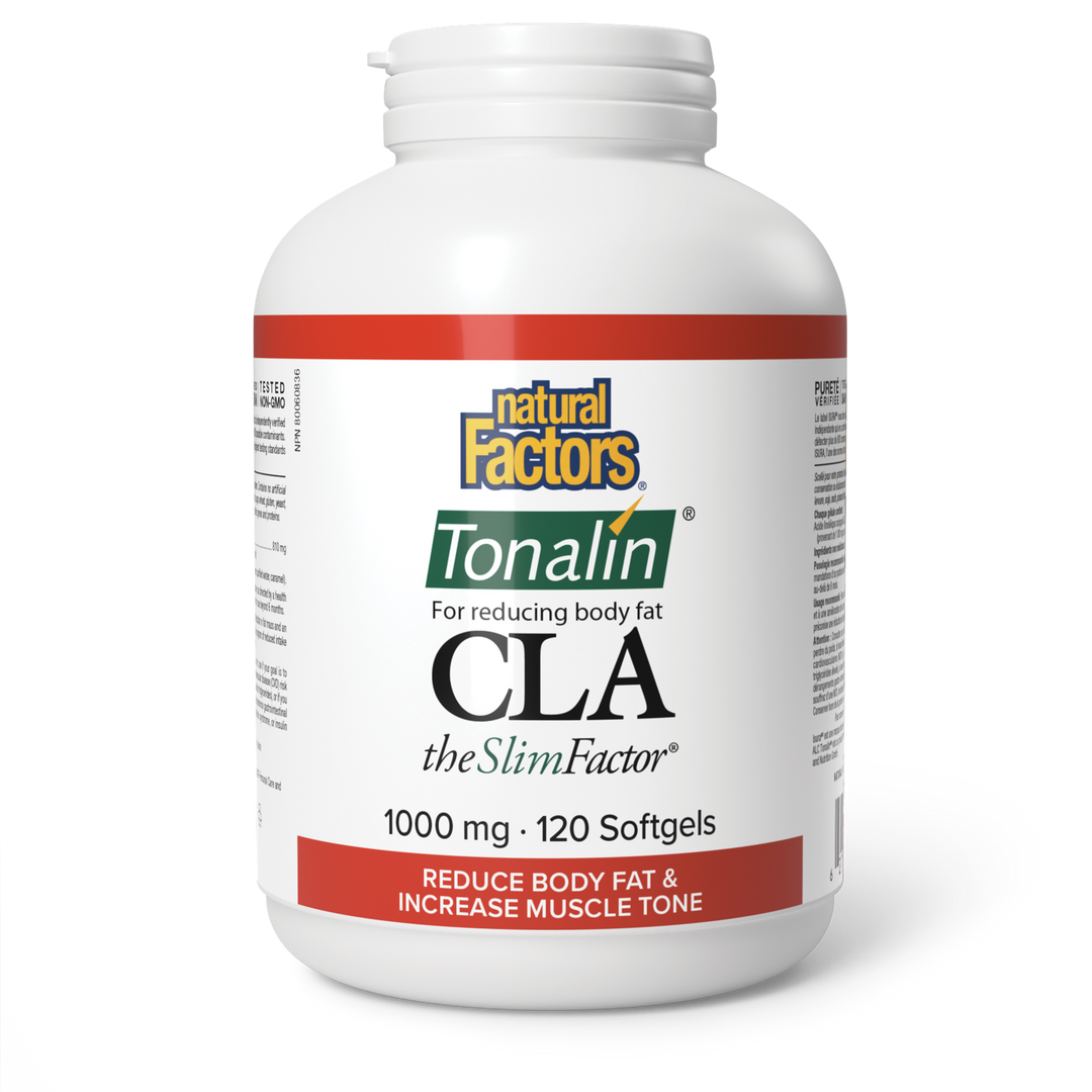 Natural Factors CLA Tonalin theSlimFactor 1000 mg Softgels