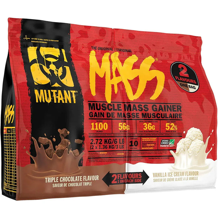 Mutant Mass Gainer 2 Flavors: Triple Chocolate/ Vanilla
