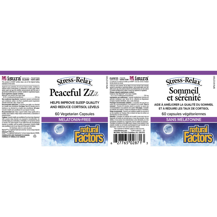 Natural Factors Stress-Relax Peaceful Zzz