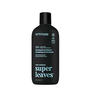 Attitude® Super Leaves™  2 in 1 Men's Scalp Care Shampoo & Conditioner Eucalyptus & Sage