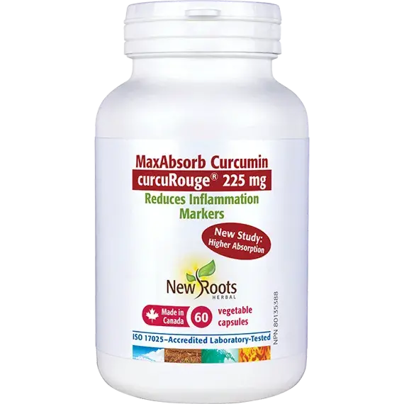 New Roots MaxAbsorb Curcumin curcuRouge® 225 mg