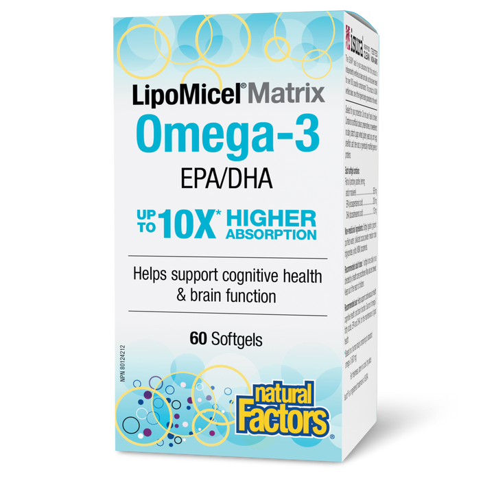 Natural Factors LipoMicel Matrix Omega-3