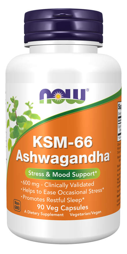 NOW KSM-66 Ashwagandha® Veg Capsules