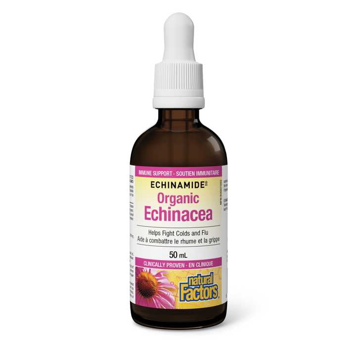 Natural Factors ECHINAMIDE Organic Echinacea Tincture