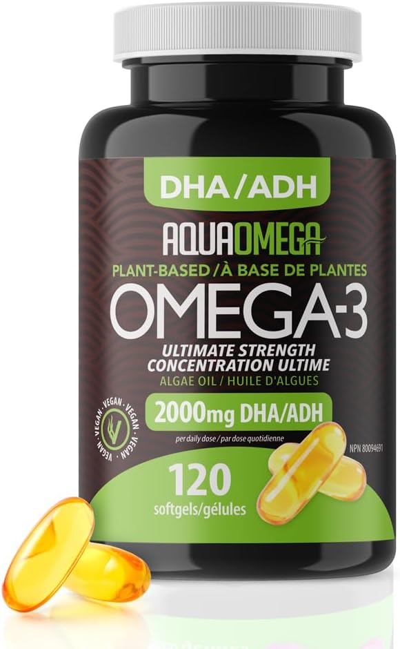 AquaOmega Omega-3 Plant Based 2000mg DHA
