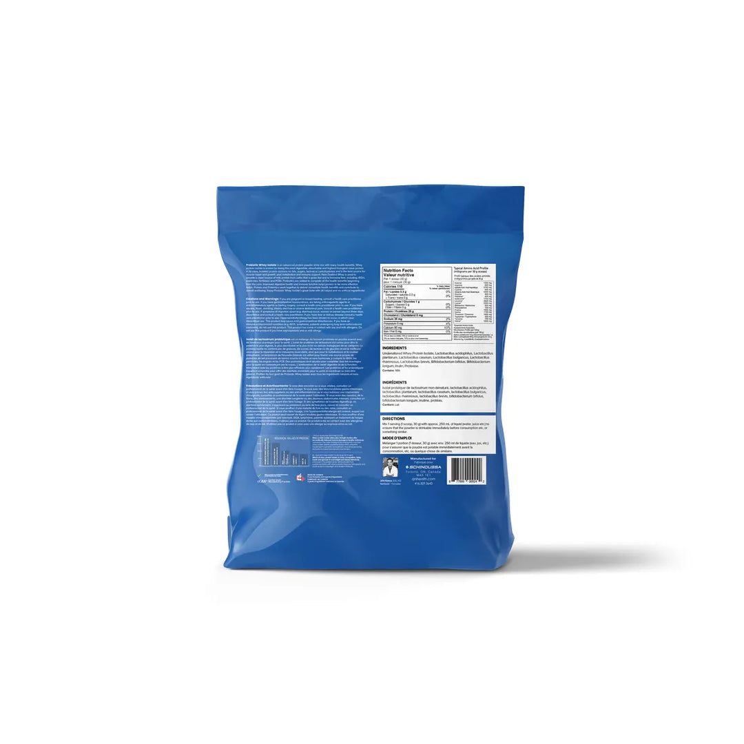 Schinoussa Probiotic Grass Fed New Zealand Whey Protein Natural - 2.3 kg