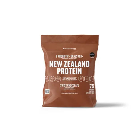 Schinoussa Probiotic Grass Fed New Zealand Whey Protein Swiss Chocolate - 2.3 kg