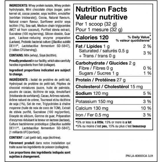 PVL Gold ISOGOLD Protein Ice Cream Cookie Sandwich