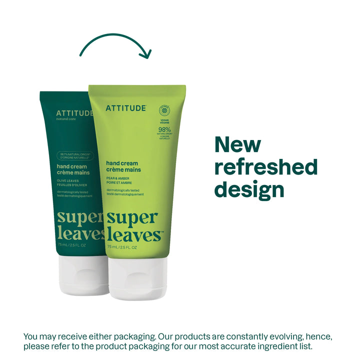 Attitude® Super Leaves™ Hand Cream Pear & Amber