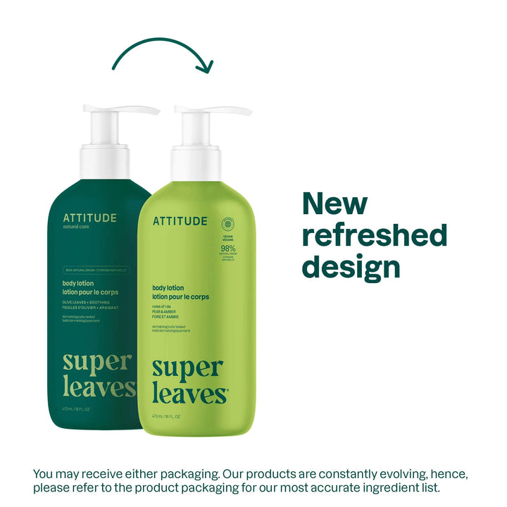 Attitude Body Lotion Pear & Amber 473 ml