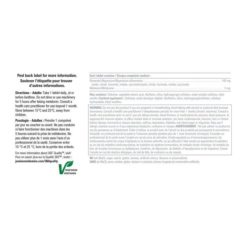 Jamieson 100% Pure Magnesium Night