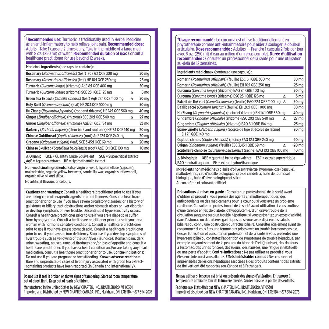 New Chapter® Zyflamend™ Herbal Pain Relief & Inflammation Support