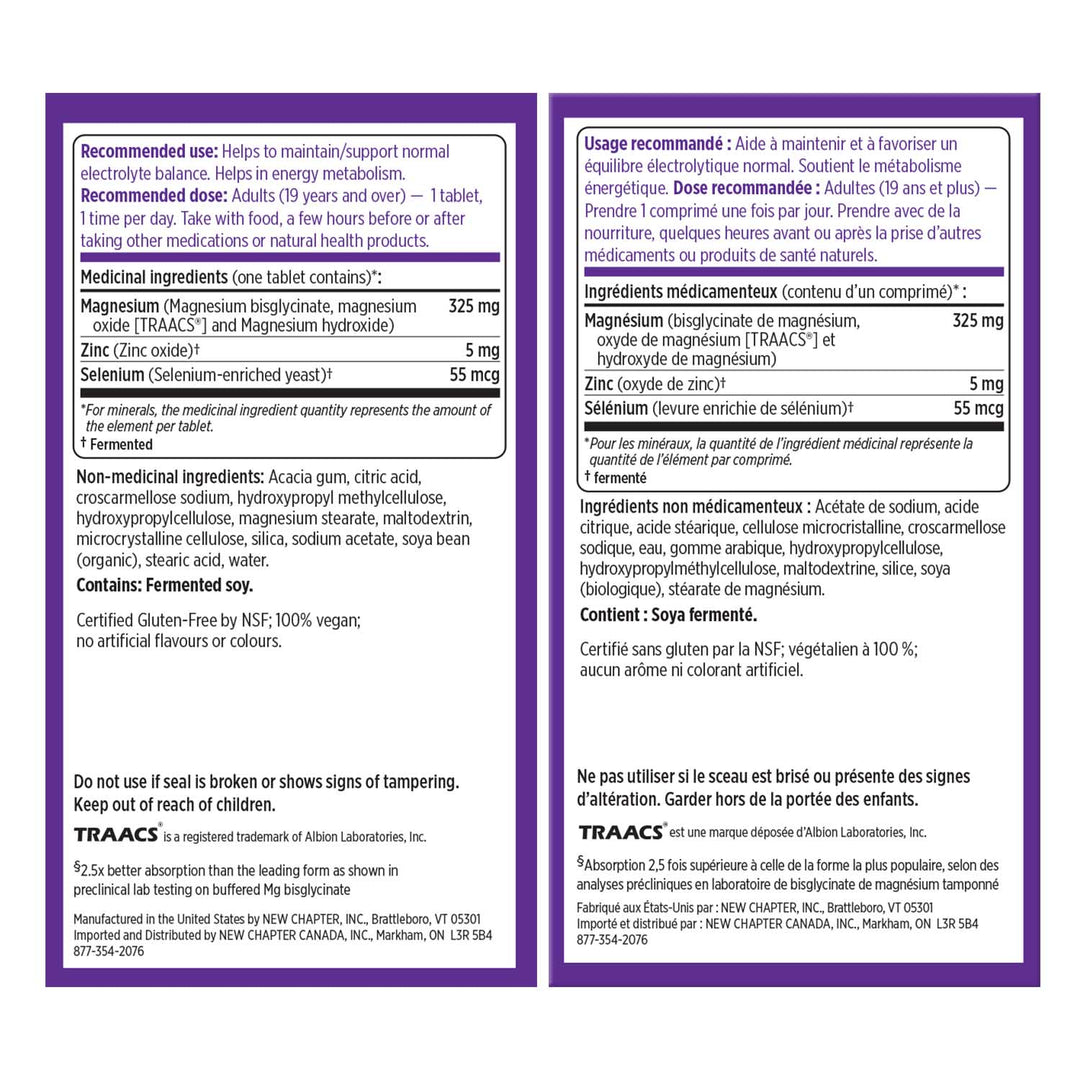 New Chapter® Magnesium + Selenium & Zinc