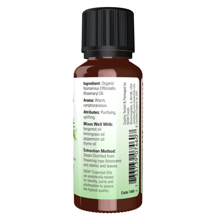 Now Organic Essential Oils Organic Rosemary Oil