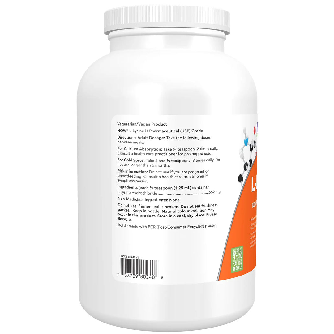 Now® 100% Pure Lysine Powder