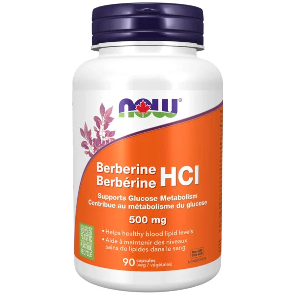 NOW  Berberine HCI 500 mg Vegetarian Capsules