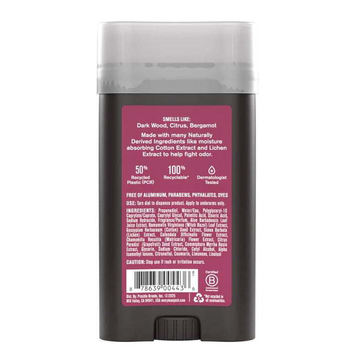 Every Man Jack Deodorant Crimson Oak