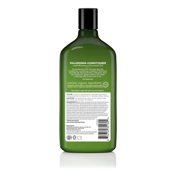 Avalon Organics Volumizing Rosemary Conditioner