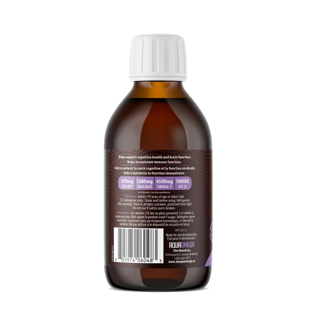 AquaOmega High DHA Grape