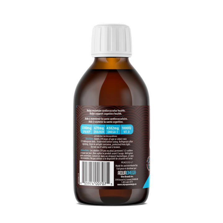 AquaOmega 5X Ultimate Strength EPA, Tropical Flavour