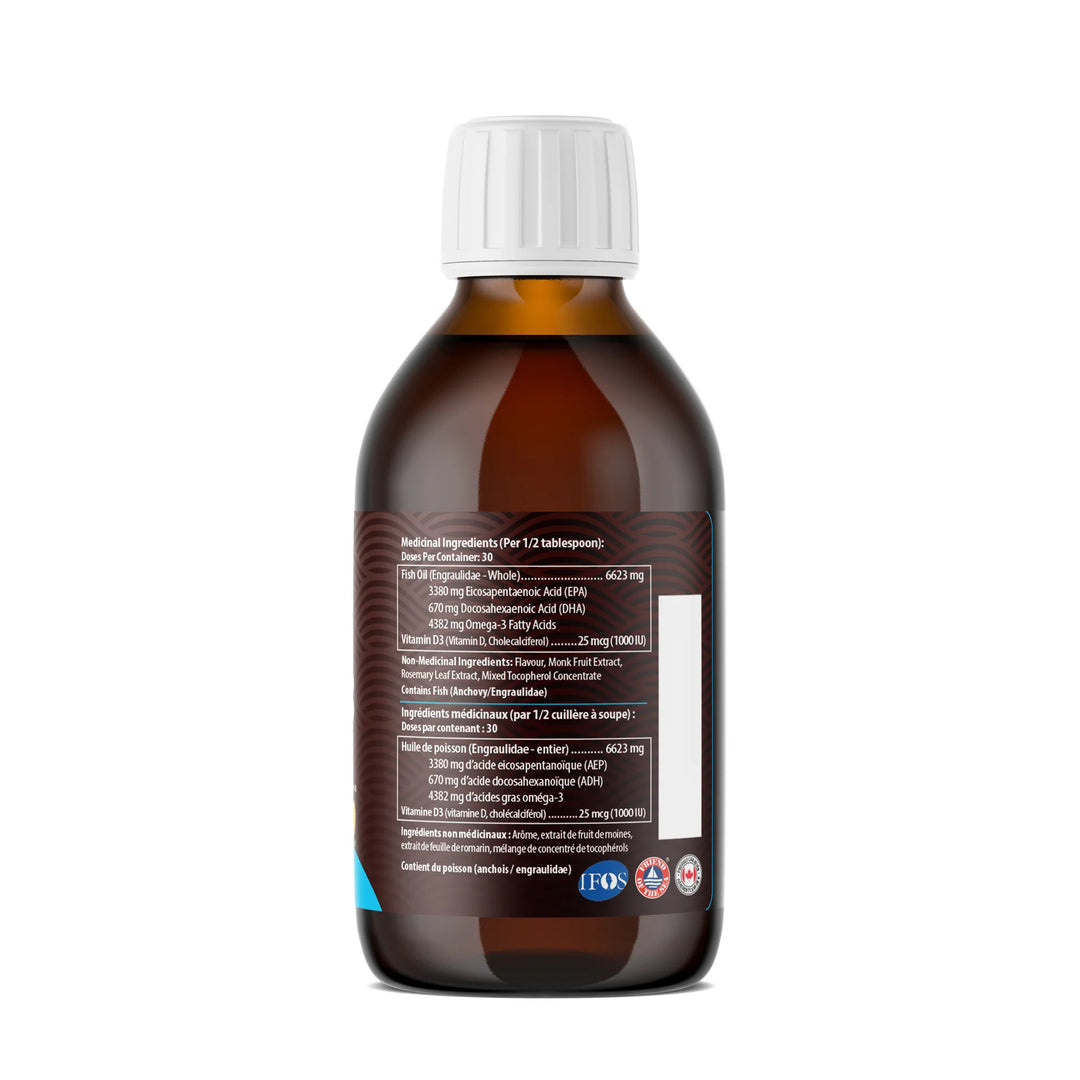 AquaOmega 5X Ultimate Strength EPA, Tropical Flavour