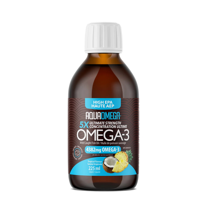 AquaOmega 5X Ultimate Strength EPA, Tropical Flavour
