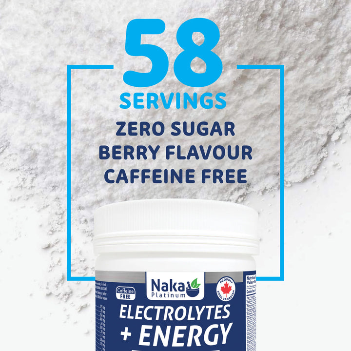 Naka Platinum Platinum Electrolytes + Energy Natural Sport Drink Mix