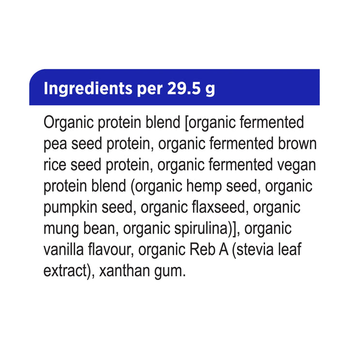 Genuine Health Fermented Organic Vegan Protein vanilla