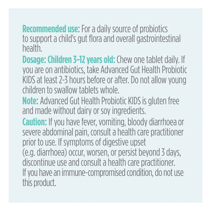 Genuine Health Advanced Gut Health Probiotic Kids Probiotic 5 Billion