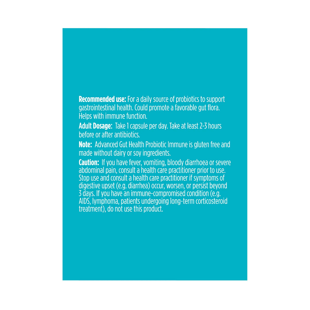 Genuine Health Advanced Gut Health Immune Probiotic 50 Billion Extra Strength