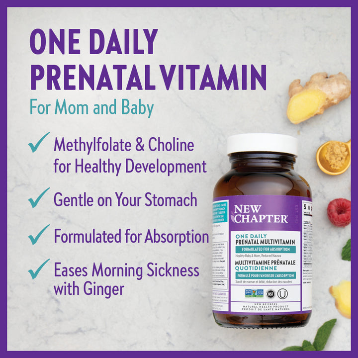 LIQUIDATION - New Chapter® One Daily Prenatal Multivitamin - FINAL SALE/NO RETURNS***