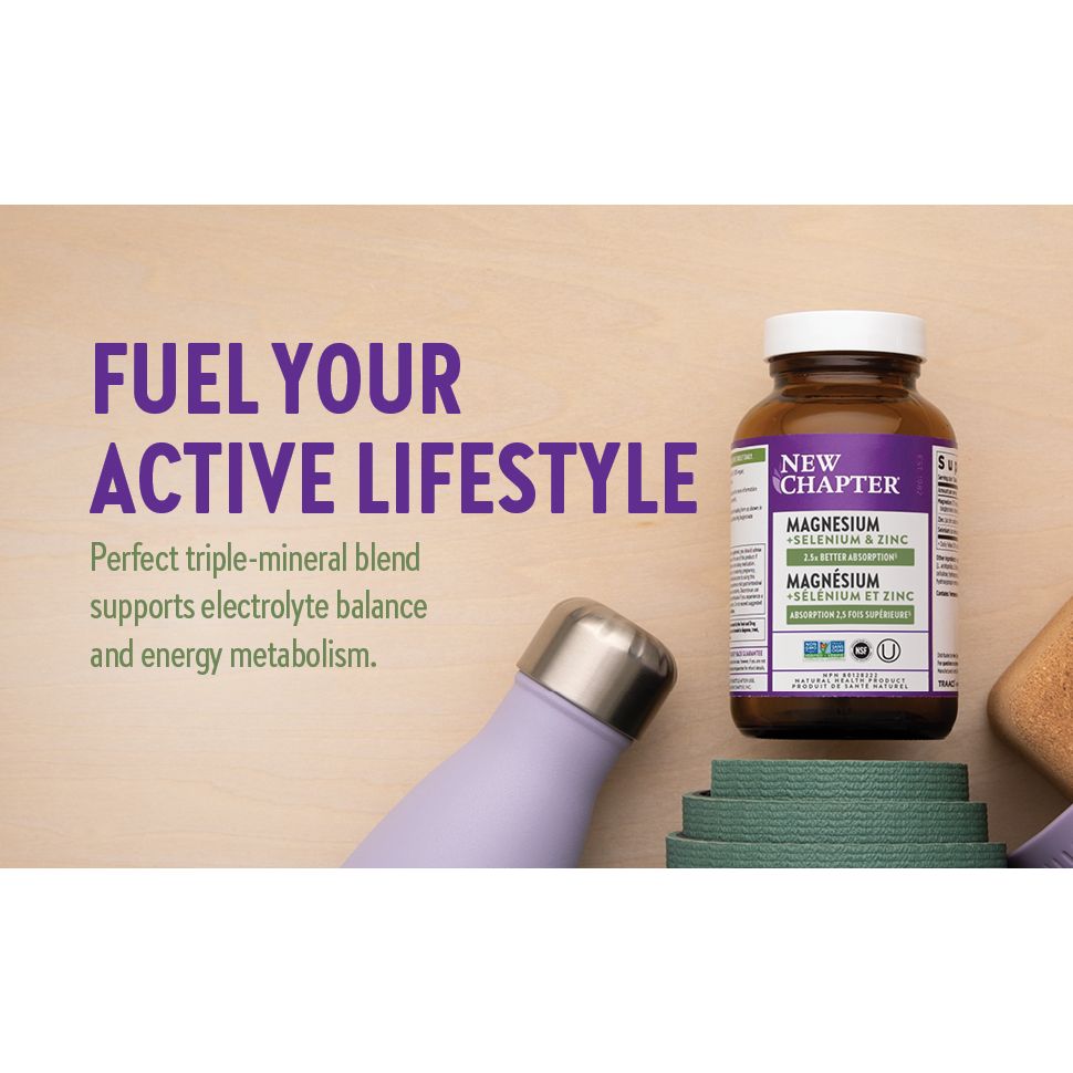 New Chapter® Magnesium + Selenium & Zinc