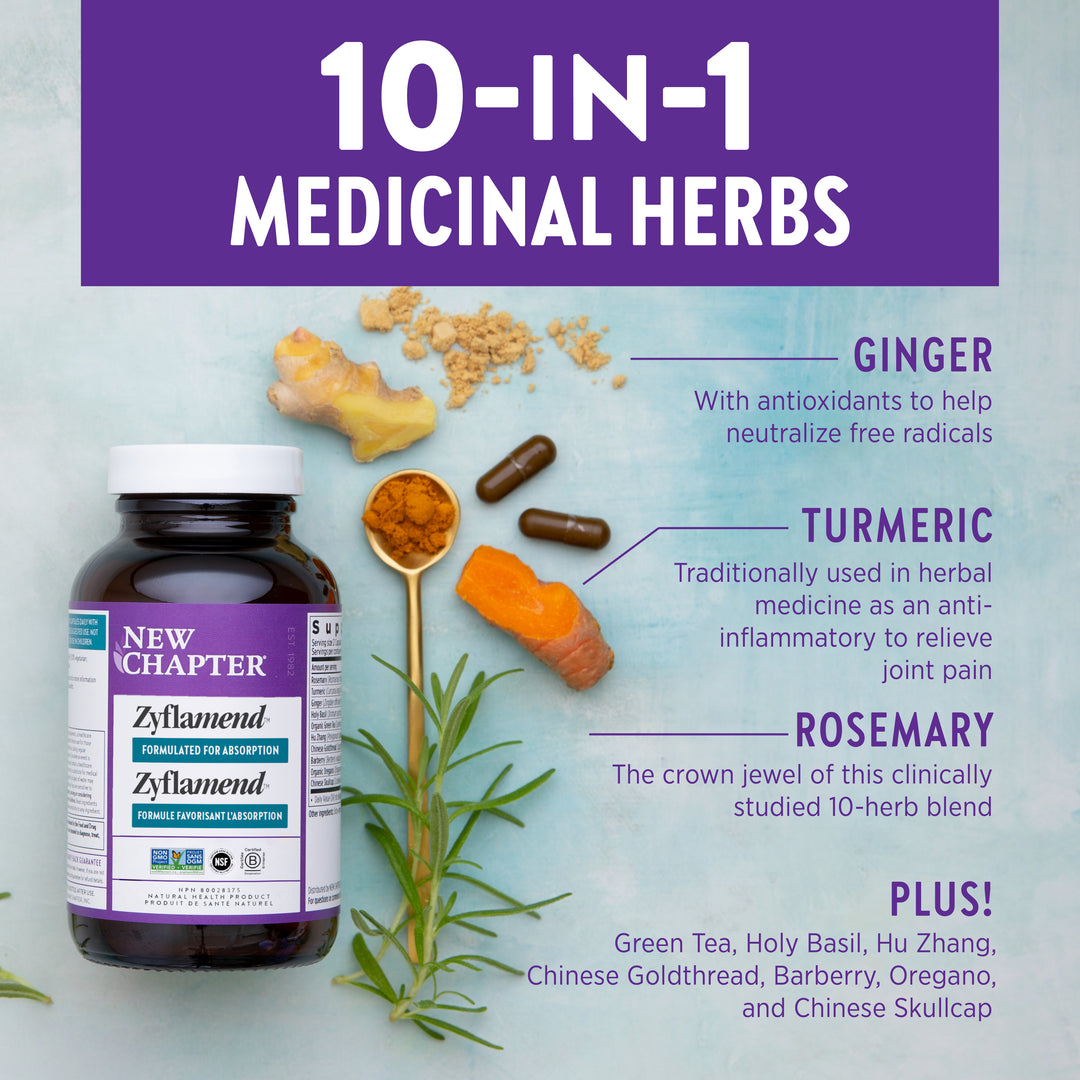 New Chapter® Zyflamend™ Herbal Pain Relief & Inflammation Support