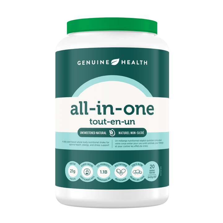 Genuine Health All-in-one, Natural Unsweetned