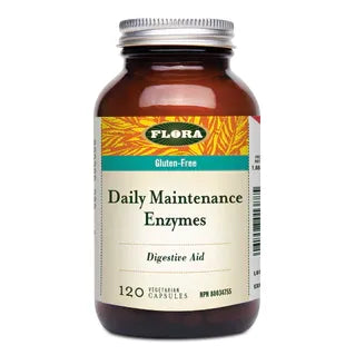 Flora - Daily Maintenance Enzymes, 60 vcap.