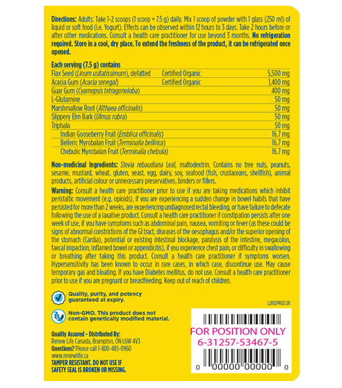 RenewLife FibreSMART® Powder