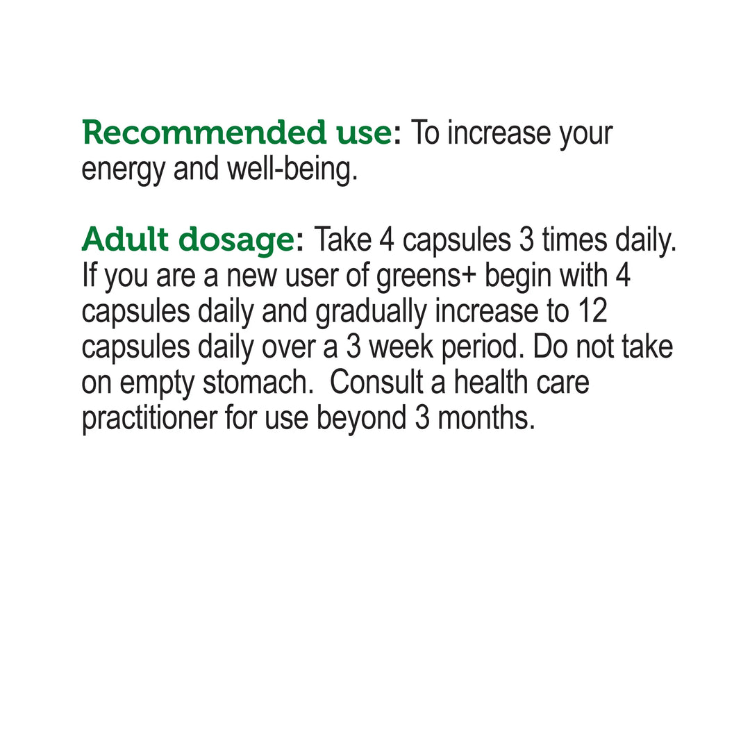 Genuine Health Greens+ Capsules
