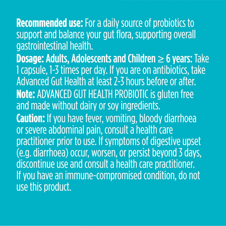 Genuine Health Advanced Gut Health Probiotic 15 Billion Daily Care