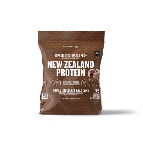 Schinoussa Probiotic Grass Fed New Zealand Whey Protein Triple Chocolate Lava Cake  - 2.3 kg