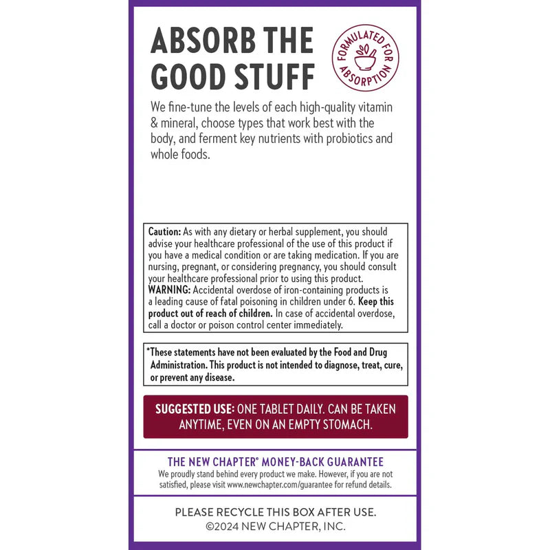 New Chapter® Fermented Iron Complex