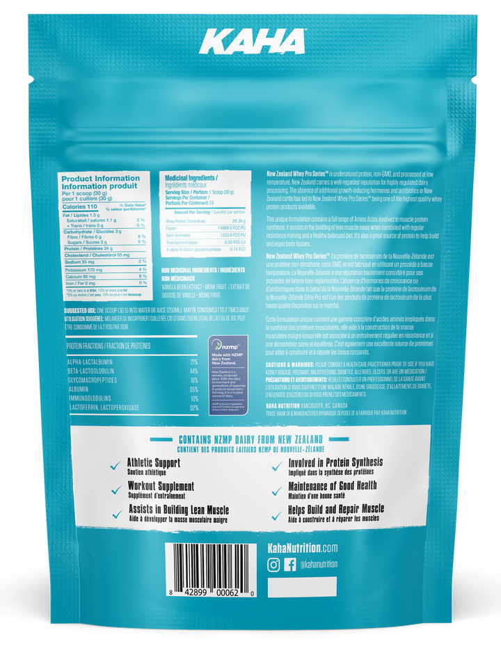 Kaha New Zealand Whey Concentrate, Vanilla