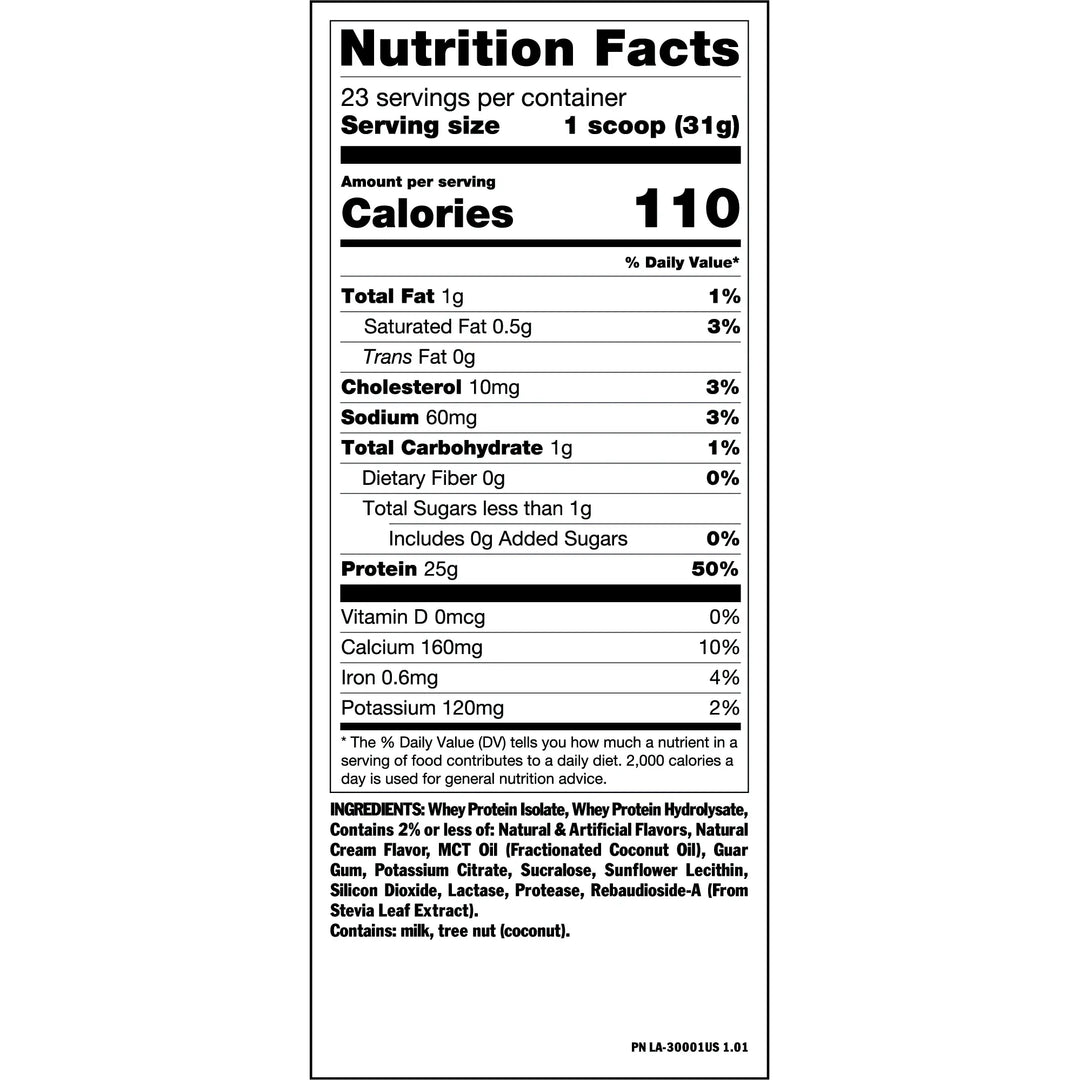 Mutant Iso Surge Protein Vanilla