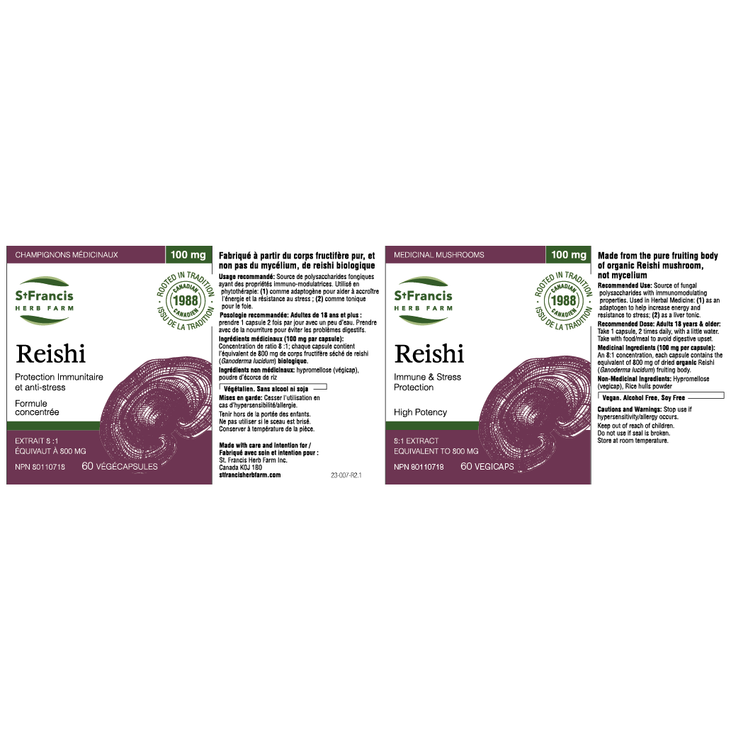 St Francis Herb Farm Reishi Mushroom